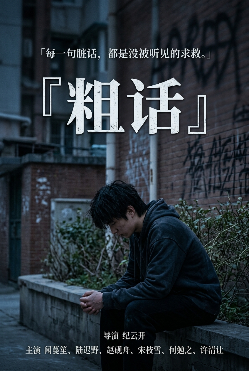 《粗话》主视觉海报