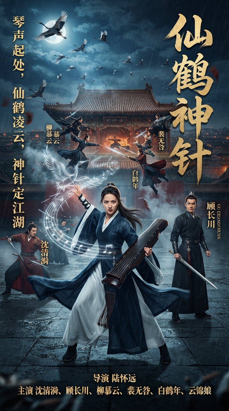 《仙鹤神针》主海报