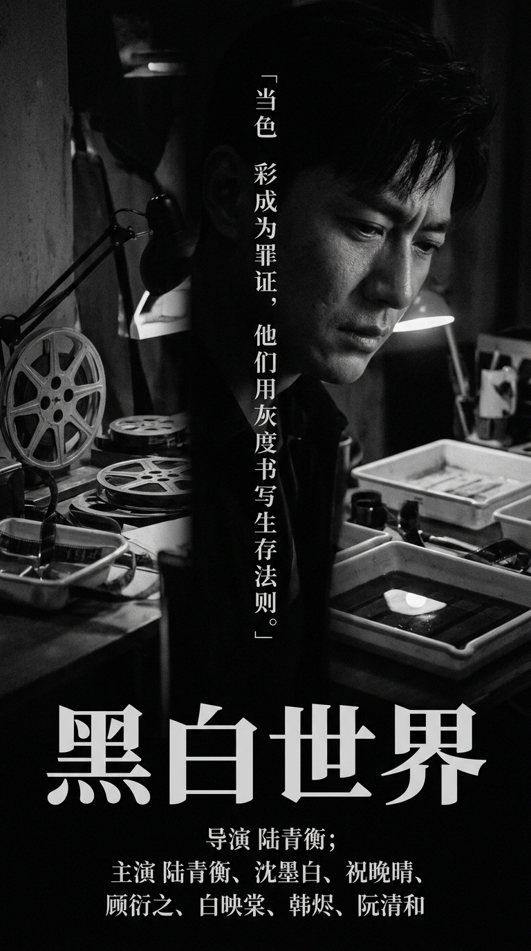 《黑白世界》海报